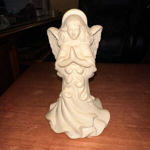 Elegant Cream Angel candle holder Figurine